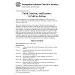 Faith Sexism Justice Social Statement Adopted