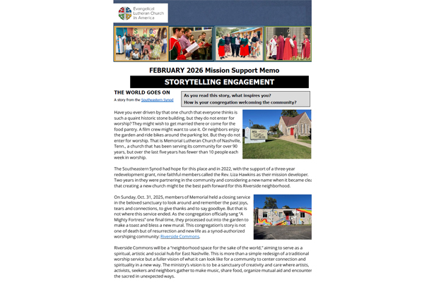 Mission Support Memo – February 2026