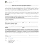 Group Exemption Authorization Form for Congregation Related Organizations