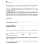 Group Exemption Authorization Form for Parishes