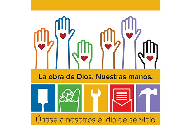 “God’s work. Our hands.” Social Media – No date (Spanish)