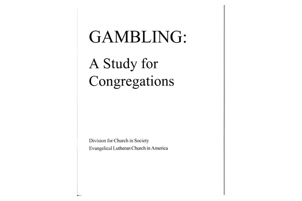 Gambling – A Study for Congregations