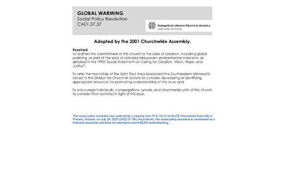 Global Warming SPR01