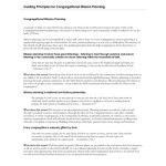 Guiding Principles for Mission Planning