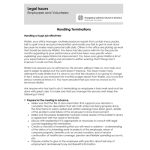 Handling Terminations