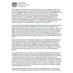 Johnson Amendment Filing Statement