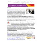 Ecumenical and Inter-Religious Staff Report 2022