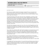 Modern Media Sermon