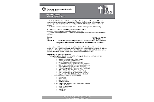 2019 Legislative Updates