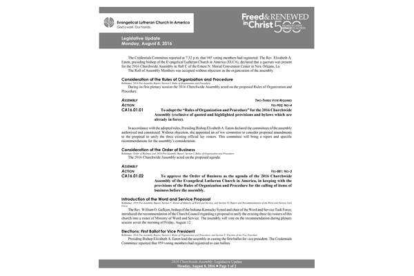 2016 Legislative Updates