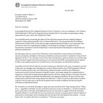 Letter of thanks to President Biden for AVH visit