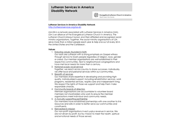 Lutheran Services in America