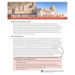 From Ministry to Advocacy