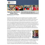 Mission Support Memo – September 2026 Thumbnail Image