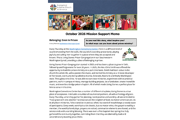 Mission Support Memo October 2026 Thumbnail Image