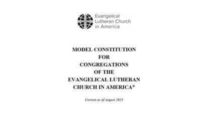 2025 Model Constitution for Congregations