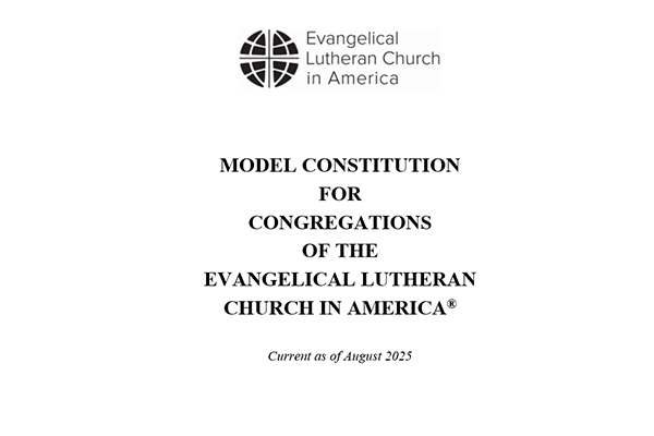 2025 Model Constitution for Congregations