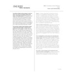 Part 1 – One Body