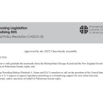 Opposing Legislation Penalizing BDS SPR22