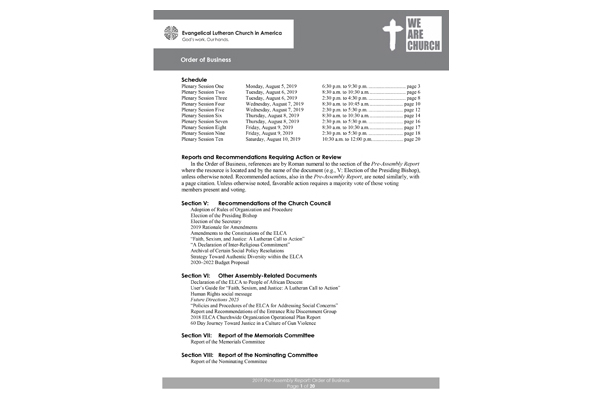 Order of Business (2019)