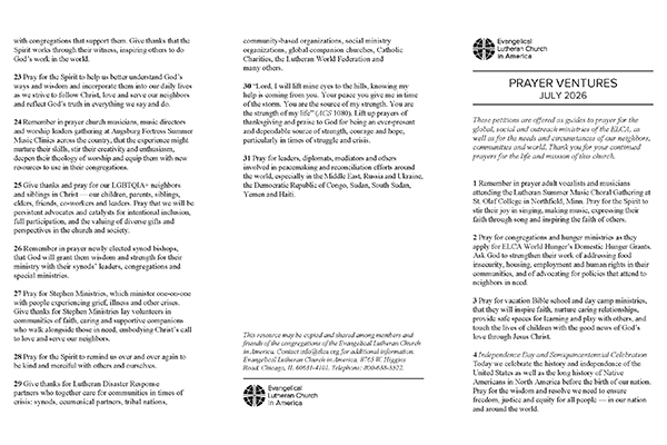 Prayer Ventures July 2026 -Legal Thumbnail Image