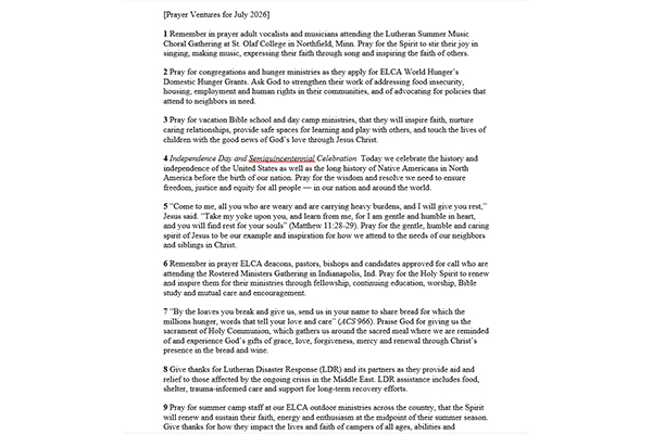 Prayer Ventures July 2026 Letter Docx Thumbnail Image