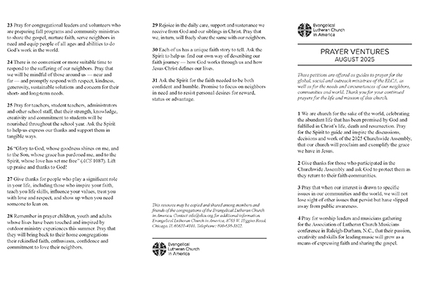 Prayer Ventures August 2025 - Legal Thumbnail Image