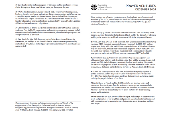 December 2024 Letter