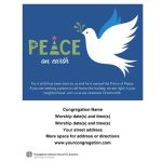 PeaceOnEarth Poster fillable