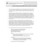 Prayers for Times of Public Health Concerns COVID-19