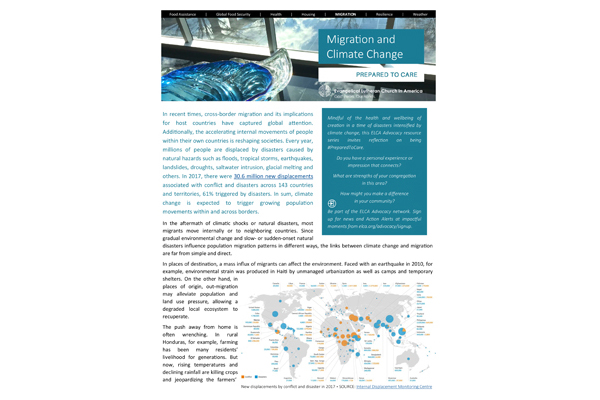 Migration and climate change (PTC 2019)