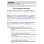 Preventing discrimination in the workplace