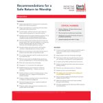 Recommendations for a Safe Return to Worship