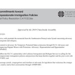 Recommitments toward Compassionate Immigration Policies SPR19