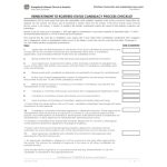 Reinstatement to Rostered Status Candidacy Process Checklist
