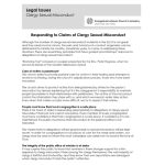 Responding to Allegations of Clergy Misconduct