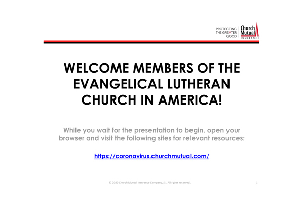 Safely Returning to Worship Webinar