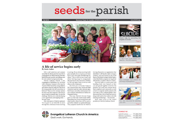 Seeds for the Parish – Fall – 2014