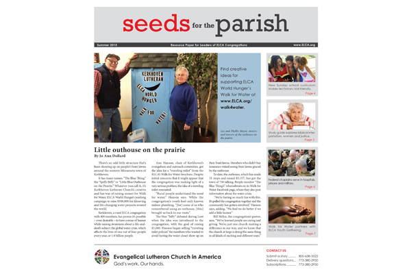 Seeds for the Parish – Summer – 2015