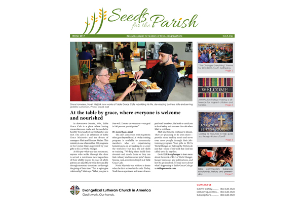 Seeds for the Parish – Winter – 2017