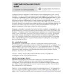Selective Purchasing Policy Guide