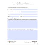 Seminary Professor Recommendation Form