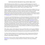 Social Security and Other Information for Clergy and Religious