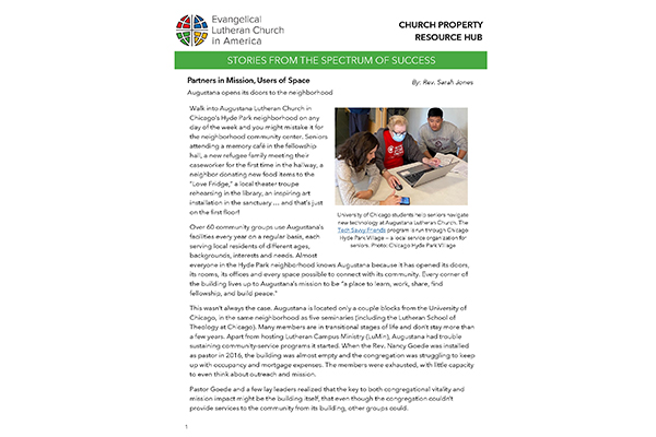 Spectrum of Success Story: Augustana Lutheran