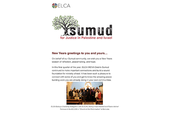 Sumud Monthly Newsletter and Lent Resources – Winter 2026
