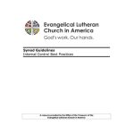 Internal Control Best Practices for Synod