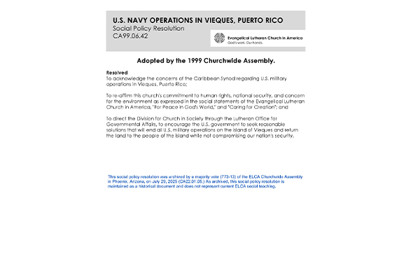 US Navy Puerto Rico SPR99