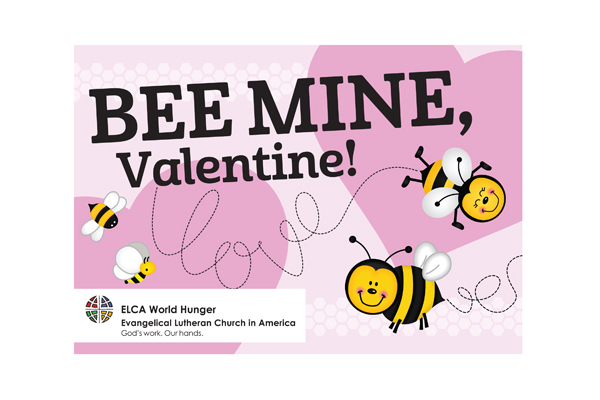 ELCA Good Gifts Valentine’s Day Good Gift Grams – Honeybee