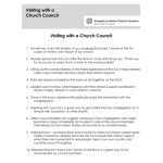Visiting with a Church Council