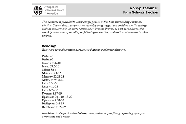 Worship Resources for a National Election (DOCX)